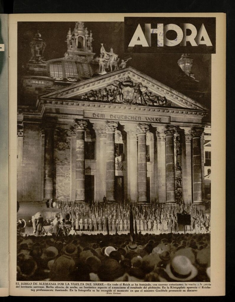 Miniatura de Ahora: diario gráfico del 22 de enero de 1935, nº 1271