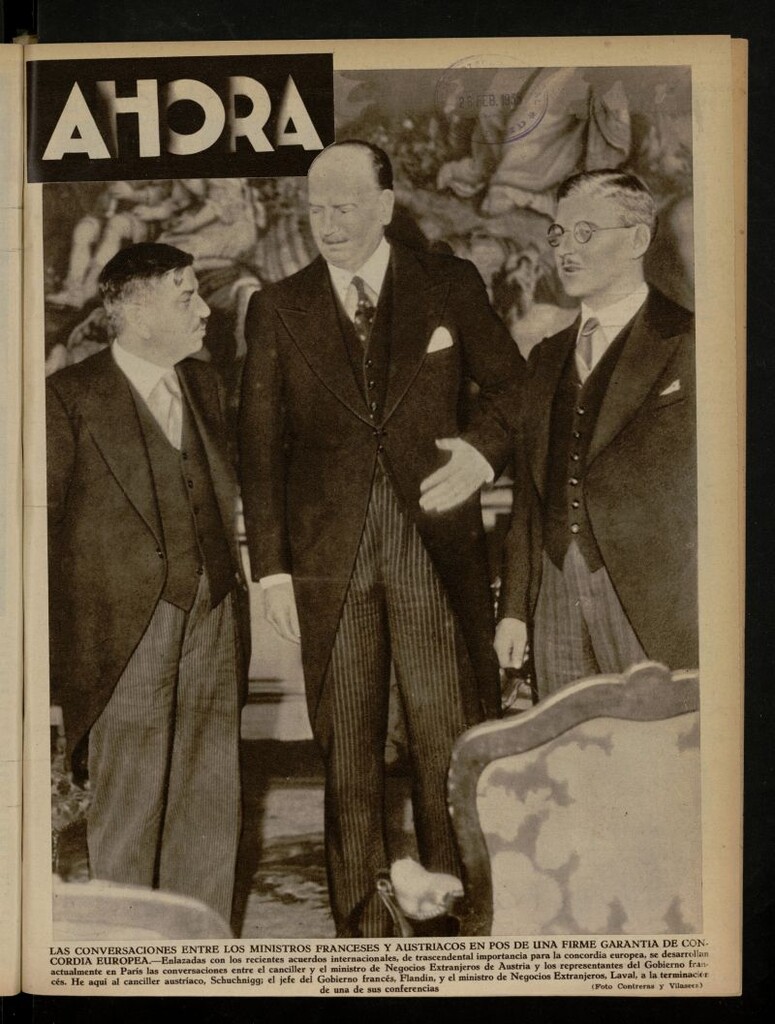 Miniatura de Ahora: diario gráfico del 26 de febrero de 1935, nº 1301