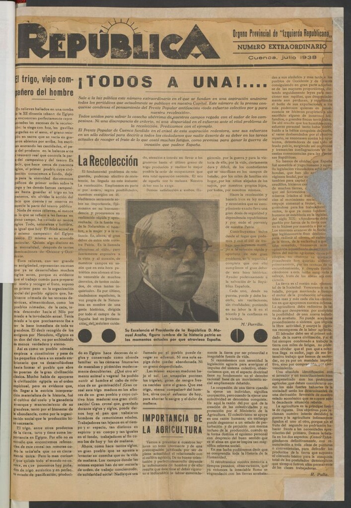 Miniatura de República : órgano provincial de Izquierda Republicana