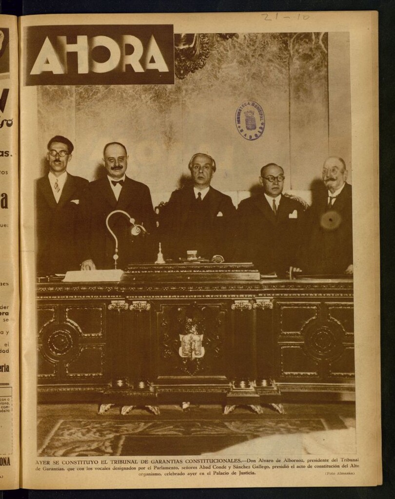Miniatura de Ahora: diario gráfico del 21 de octubre de 1933, nº 891