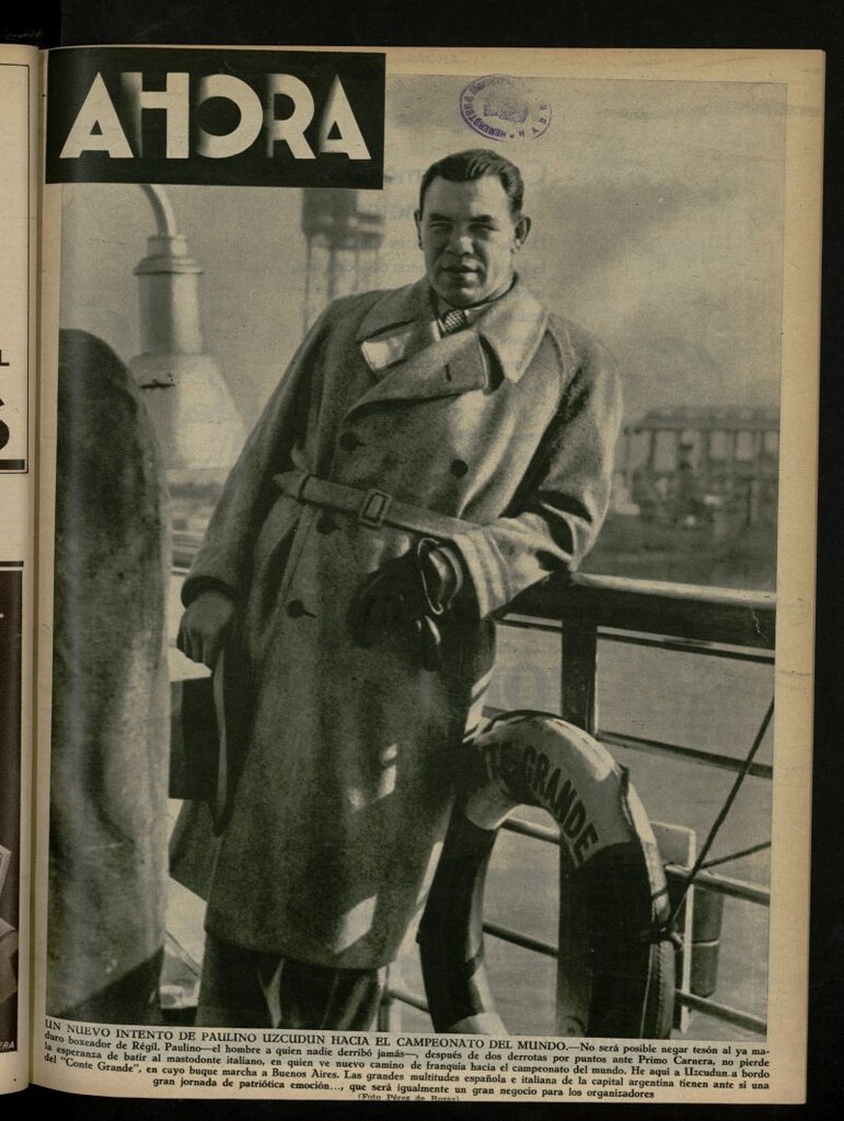Miniatura de Ahora: diario gráfico del 11 de noviembre de 1934, nº 1210