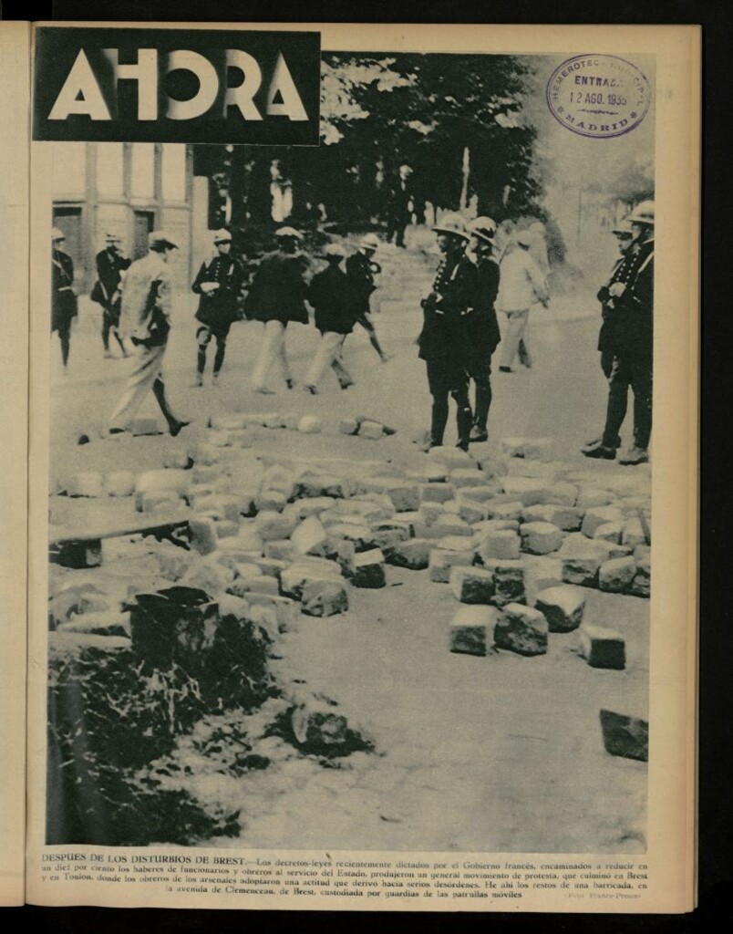 Miniatura de Ahora: diario gráfico del 11 de agosto de 1935, nº 1443