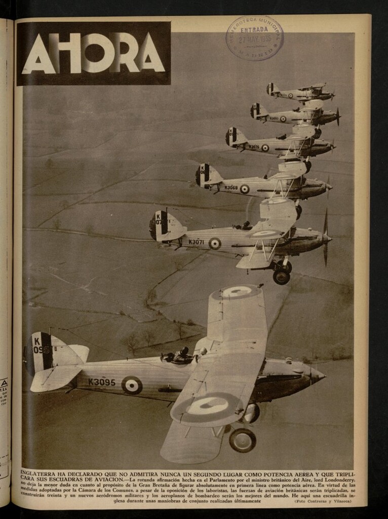 Miniatura de Ahora: diario gráfico del 25 de mayo de 1935, nº 1376