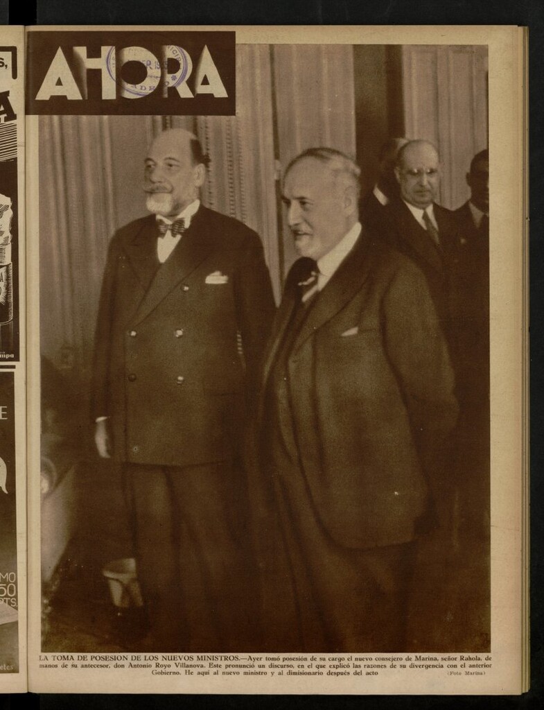 Miniatura de Ahora: diario gráfico del 27 de septiembre de 1935, nº 1483