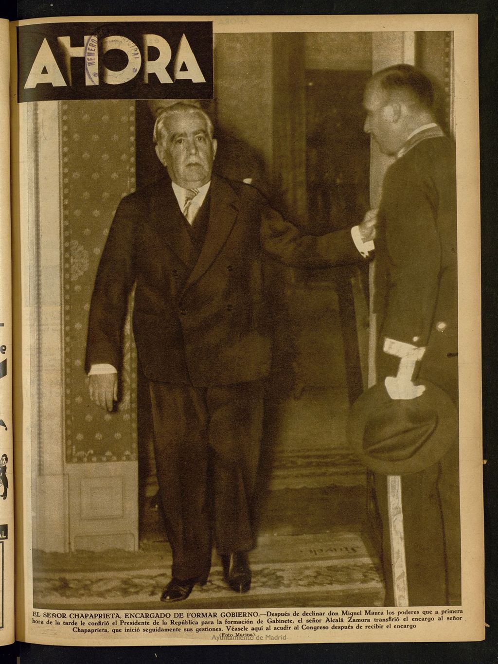 Miniatura de Ahora: diario gráfico del 13 de diciembre de 1935, nº 1549