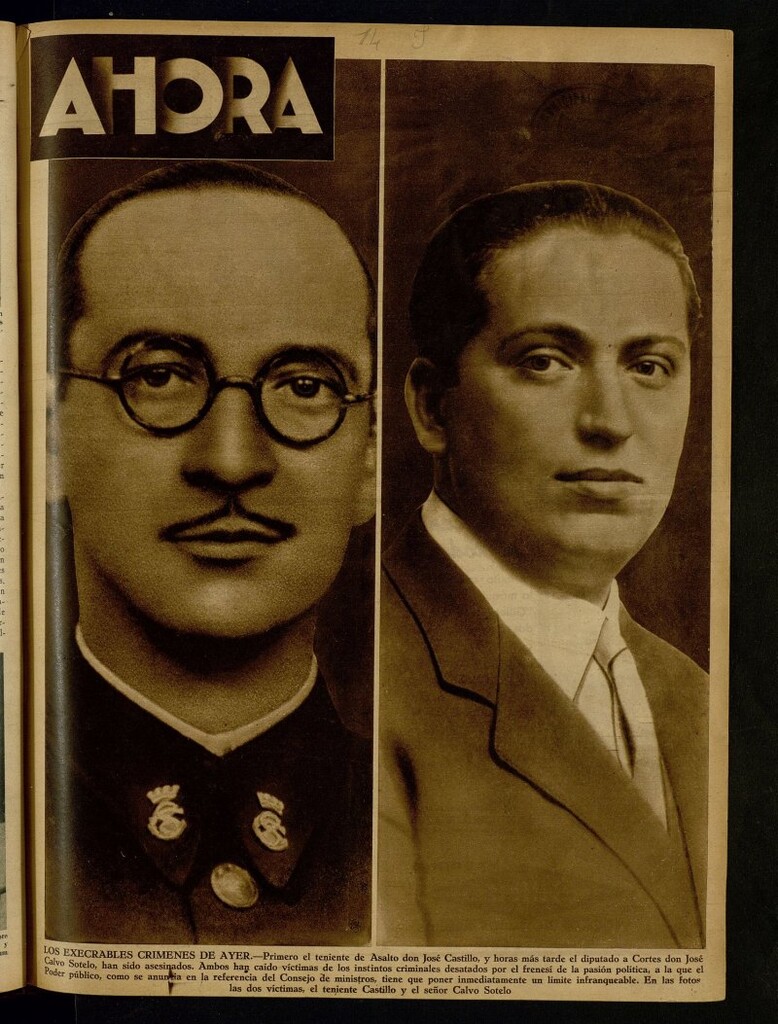 Miniatura de Ahora: diario gráfico del 14 de julio de 1936, nº 1731
