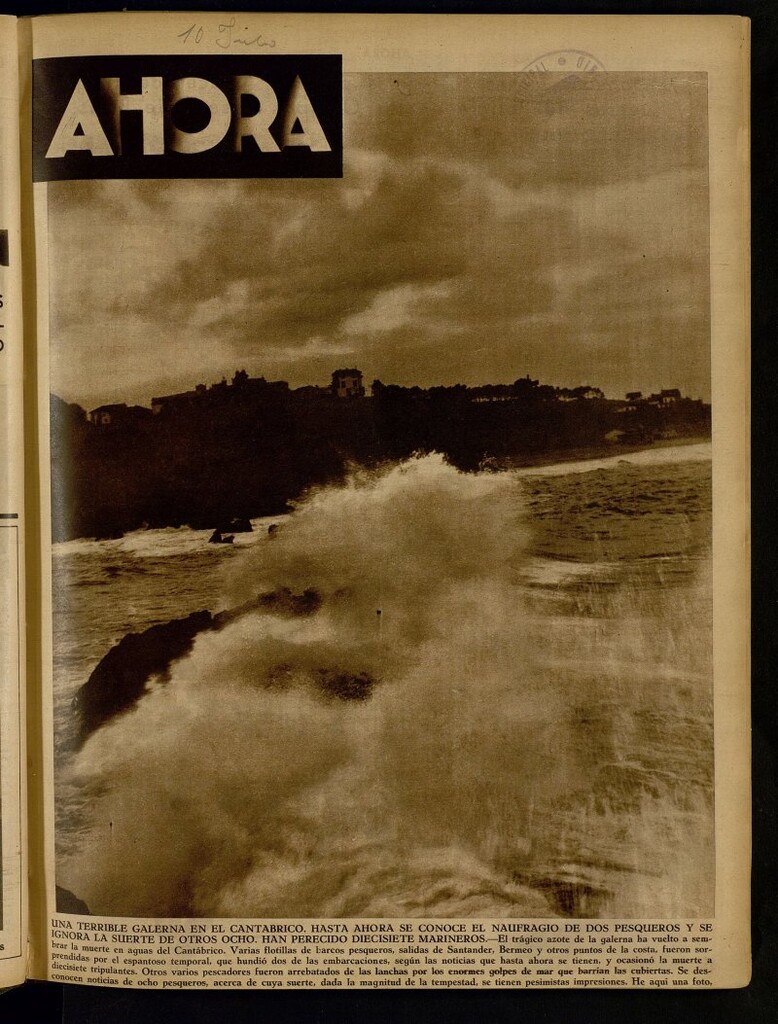 Miniatura de Ahora: diario gráfico del 10 de julio de 1936, nº 1728