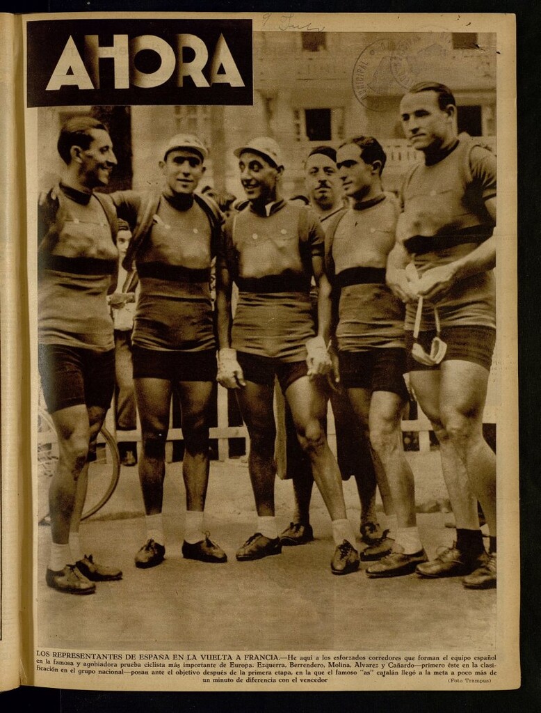 Miniatura de Ahora: diario gráfico del 9 de julio de 1936, nº 1727