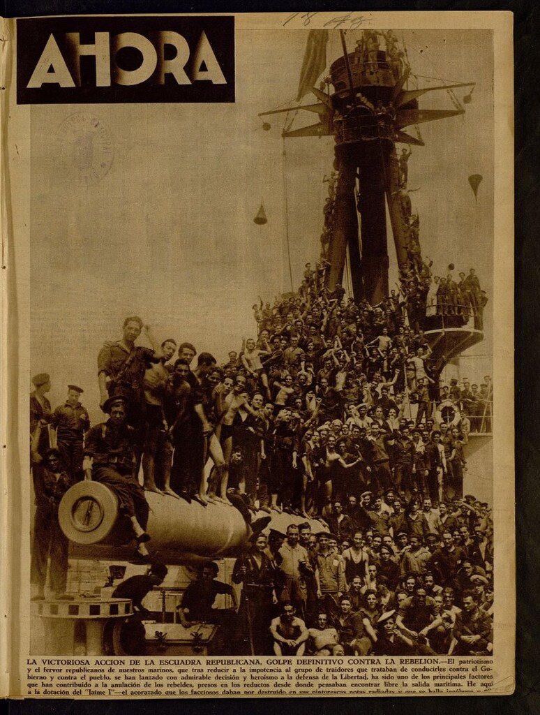 Miniatura de Ahora: diario gráfico del 18 de agosto de 1936, nº 1762