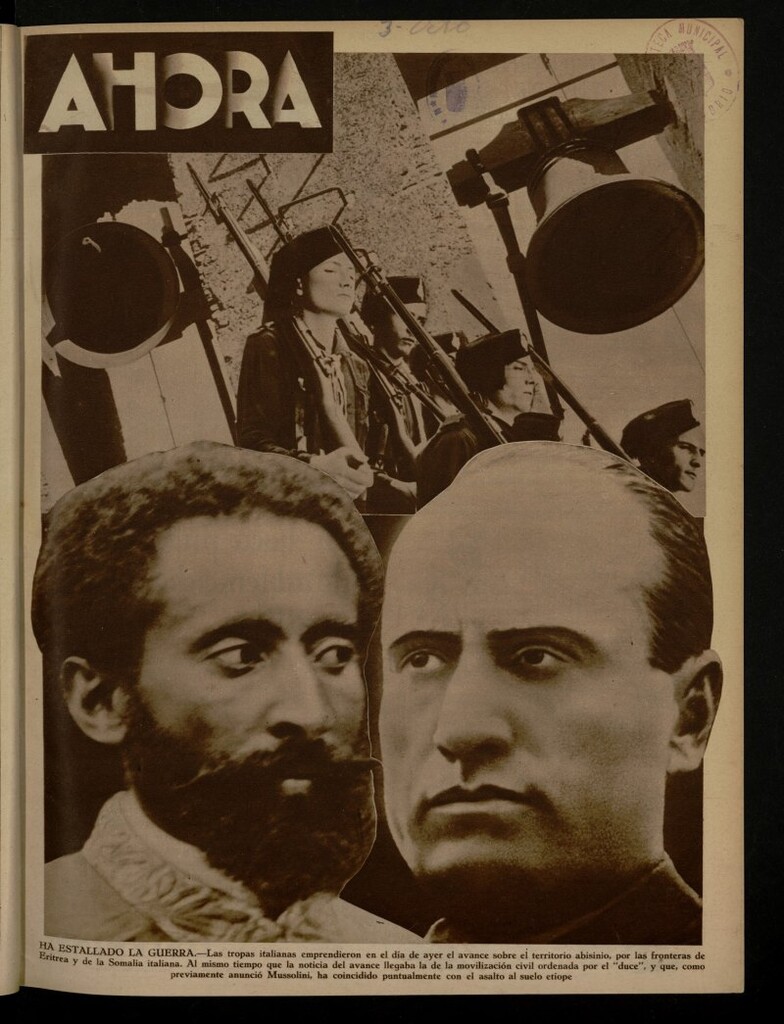 Miniatura de Ahora: diario gráfico del 3 de octubre de 1935, nº 1488