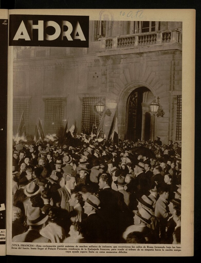 Miniatura de Ahora: diario gráfico del 10 de octubre de 1935, nº 1494