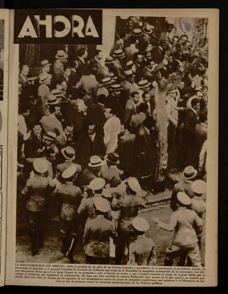 Miniatura de Ahora: diario gráfico del 11 de octubre de 1935, nº 1495