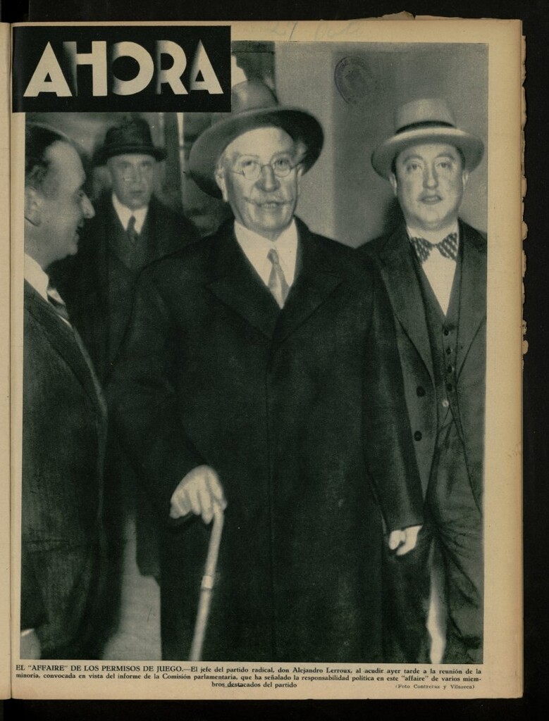 Miniatura de Ahora: diario gráfico del 27 de octubre de 1935, nº 1509