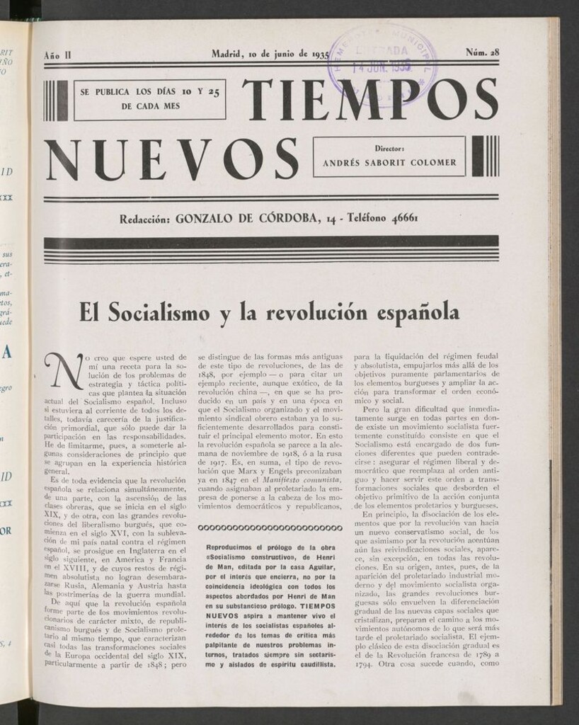 Miniatura de Ahora: diario gráfico del 24 de mayo de 1936, nº 1688