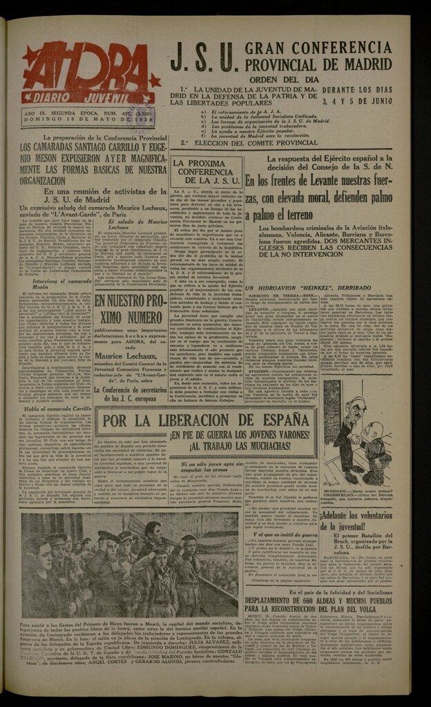 Miniatura de Ahora: diario gráfico del 15 de mayo de 1938, nº 437