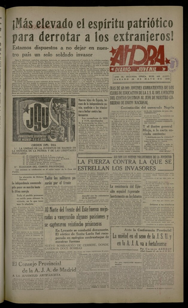 Miniatura de Ahora: diario gráfico del 28 de mayo de 1938, nº 448