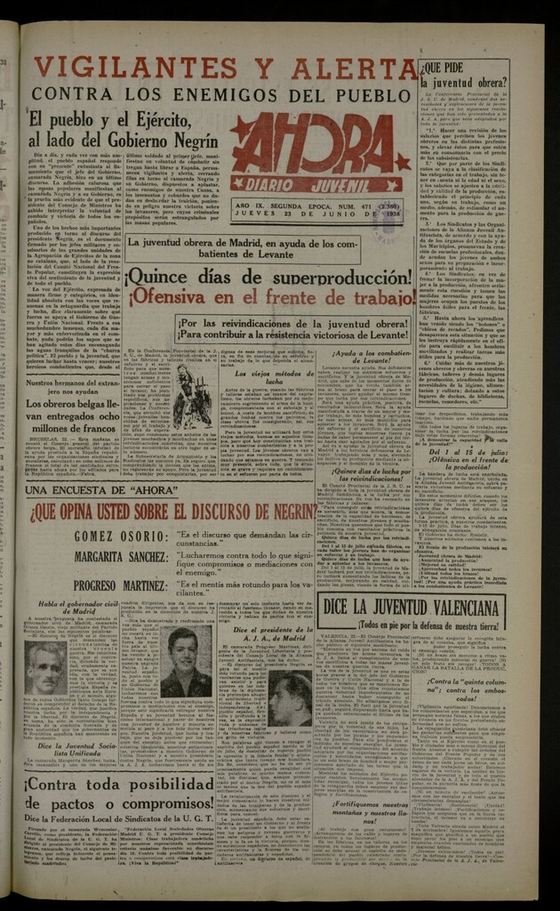 Miniatura de Ahora: diario gráfico del 23 de junio de 1938, nº 471