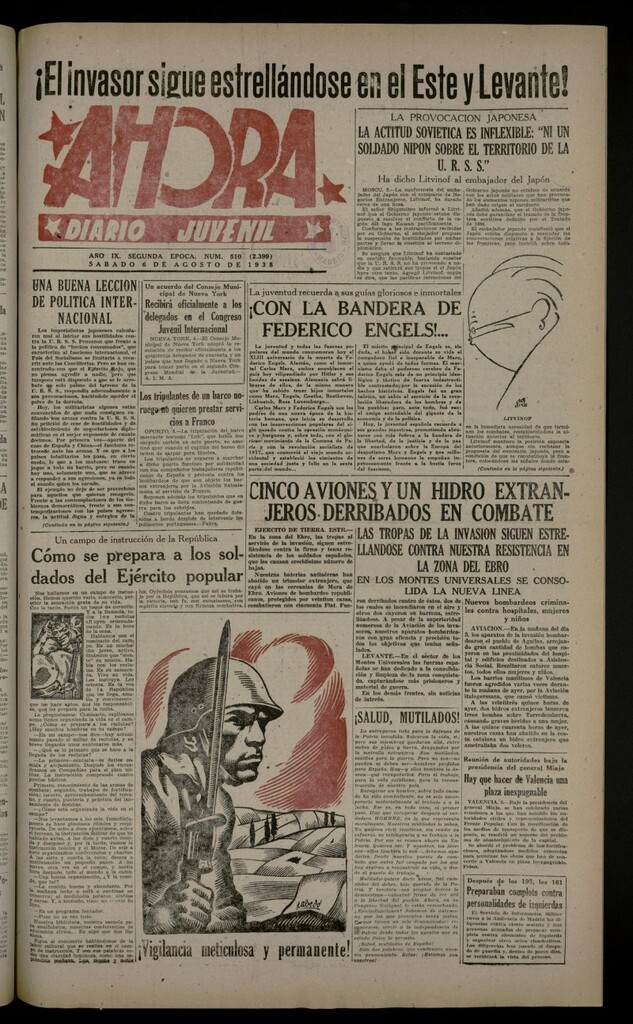 Miniatura de Ahora: diario gráfico del 6 de agosto de 1938, nº 510