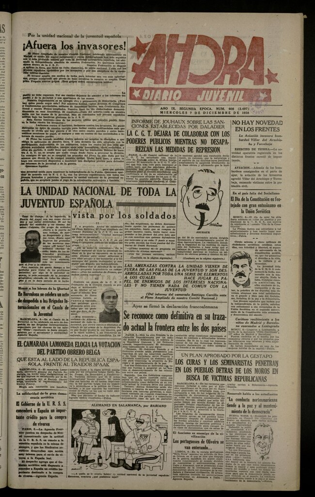 Miniatura de Ahora: diario gráfico del 7 de diciembre de 1938, nº 608