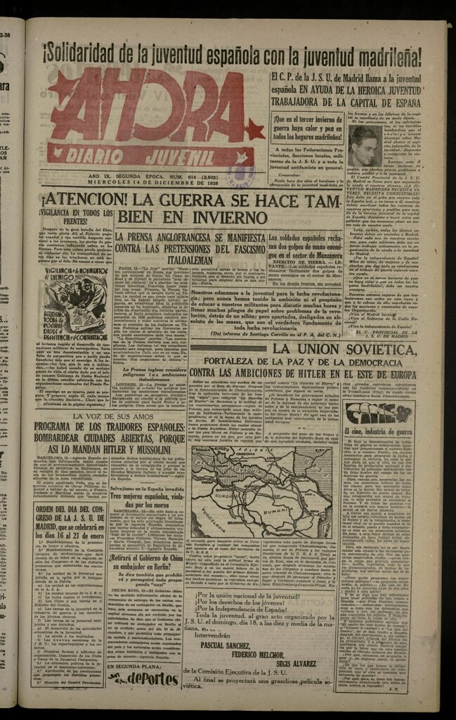 Miniatura de Ahora: diario gráfico del 14 de diciembre de 1938, nº 614