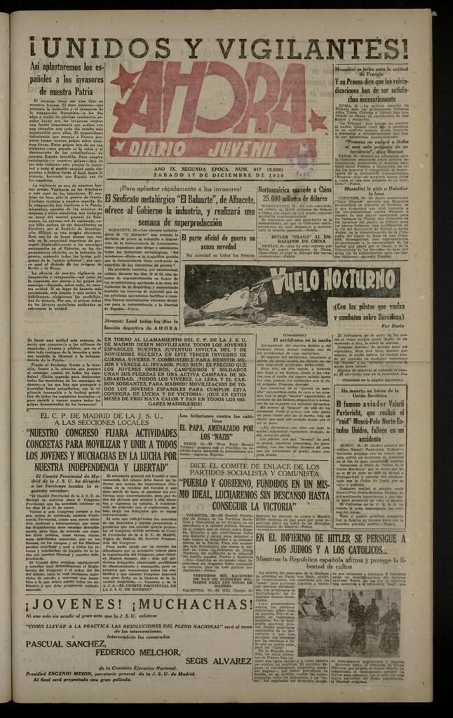 Miniatura de Ahora: diario gráfico del 17 de diciembre de 1938, nº 617