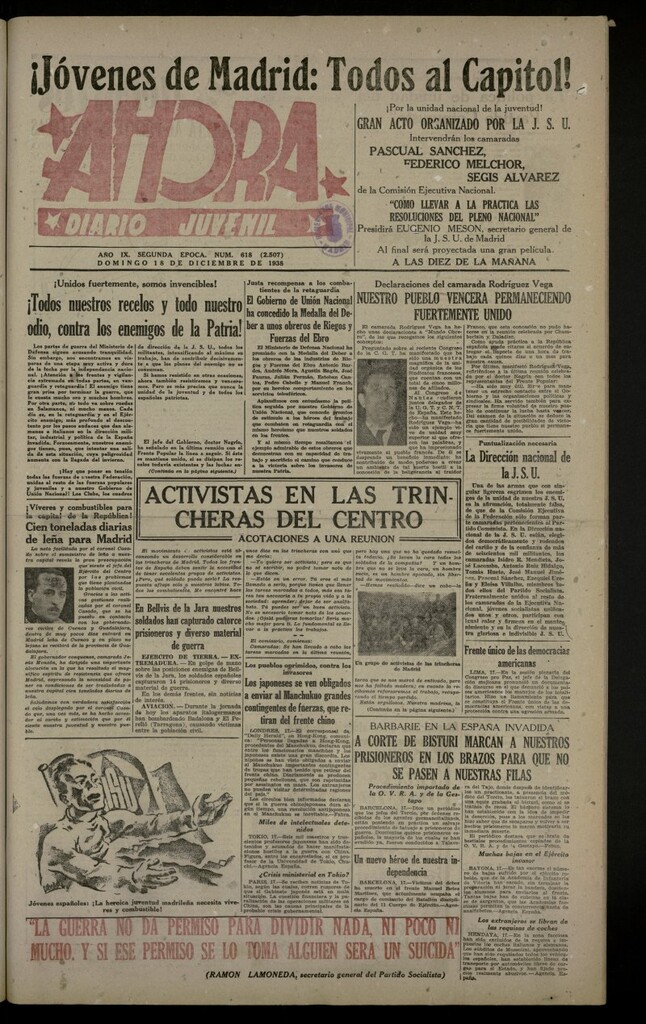 Miniatura de Ahora: diario gráfico del 18 de diciembre de 1938, nº 618
