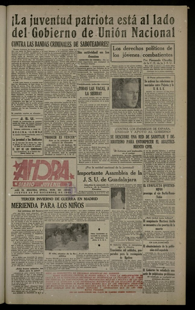 Miniatura de Ahora: diario gráfico del 22 de diciembre de 1938, nº 621