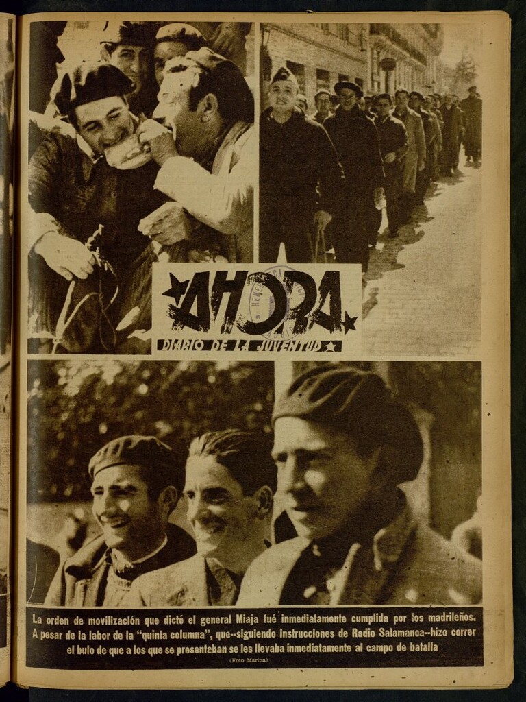 Miniatura de Ahora: diario gráfico del 13 de marzo de 1937, nº 65