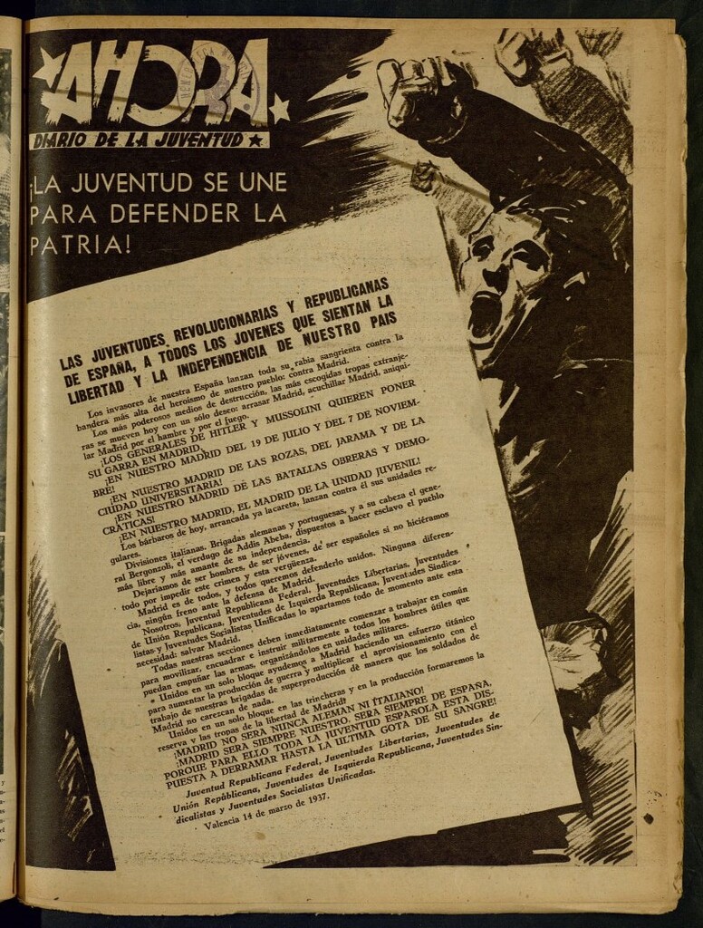 Miniatura de Ahora: diario gráfico del 16 de marzo de 1936, nº 67