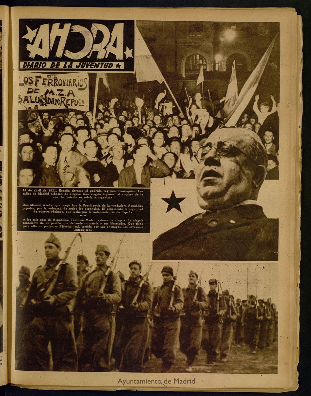 Miniatura de Ahora: diario gráfico del 14 de abril de 1937, nº 92