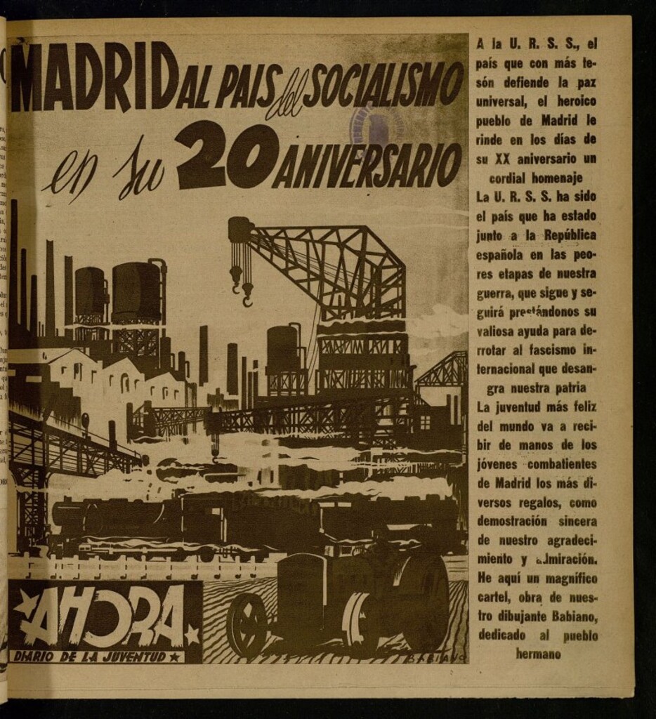 Miniatura de Ahora: diario gráfico del 15 de octubre de 1937, nº 253