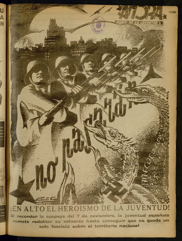 Miniatura de Ahora: diario gráfico del 7 de noviembre de 1937, nº 274