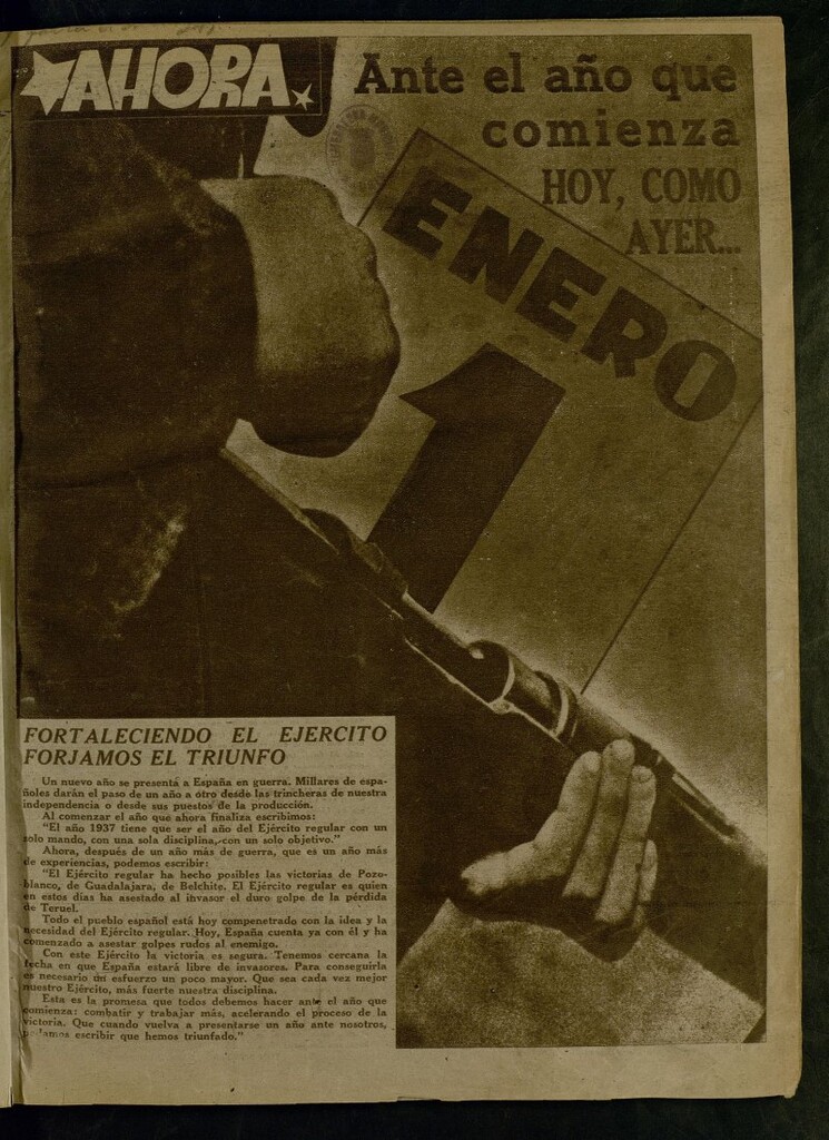 Miniatura de Ahora: diario gráfico del 1 de enero de 1938, nº 322