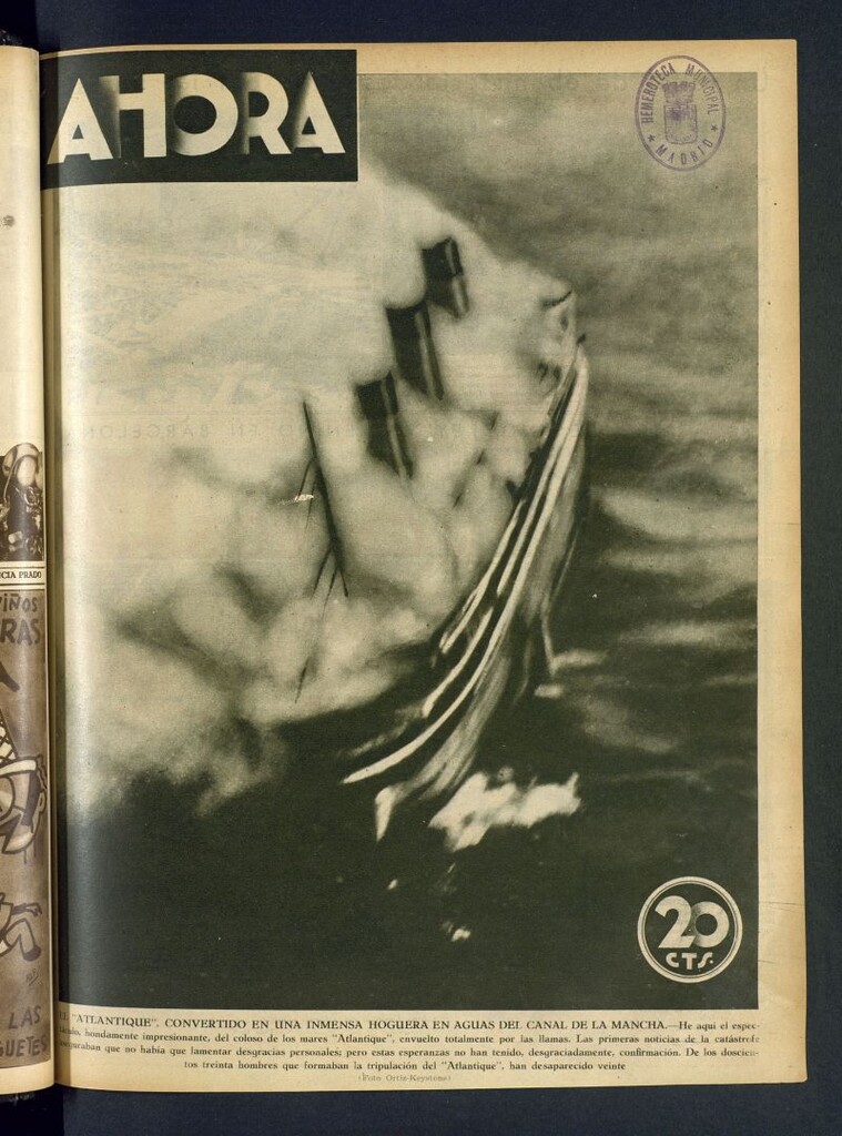 Miniatura de Ahora : diario gráfico del 8 de enero de 1933, nº 646