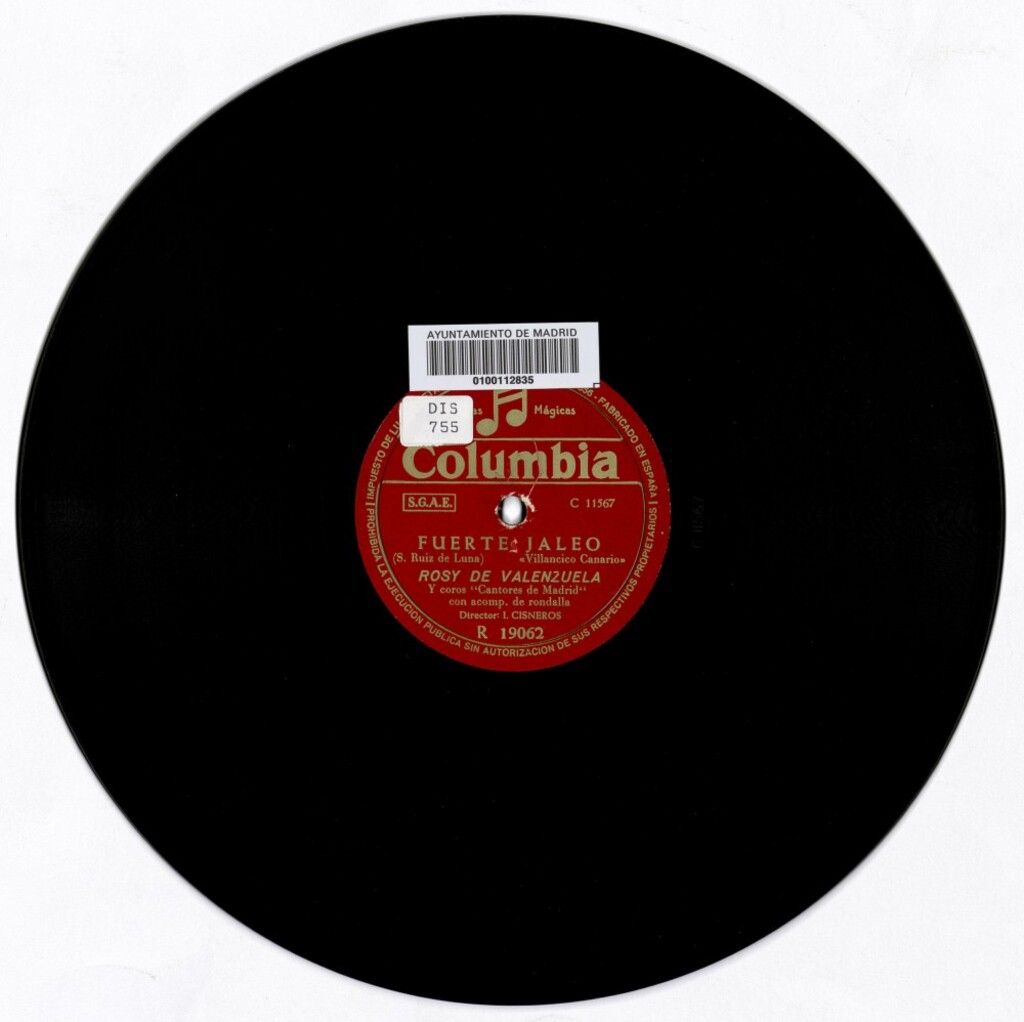 Miniatura de Fuerte jaleo : villancico canario (sonido remasterizado)