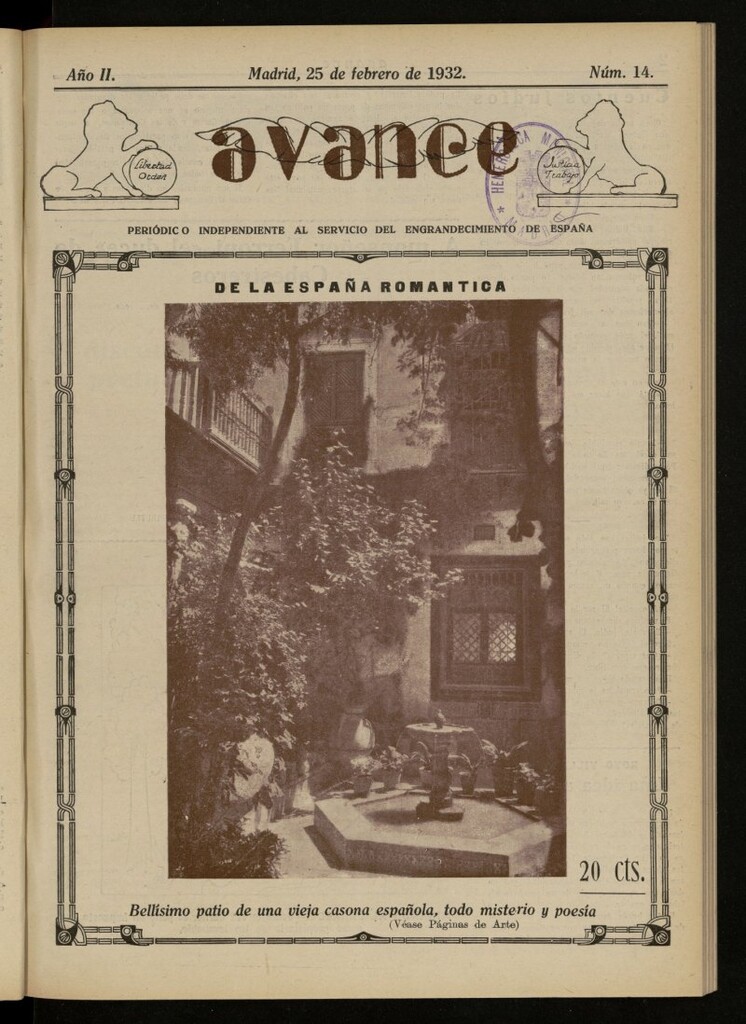 Miniatura de Avance del 25 de febrero de 1932, nº 14