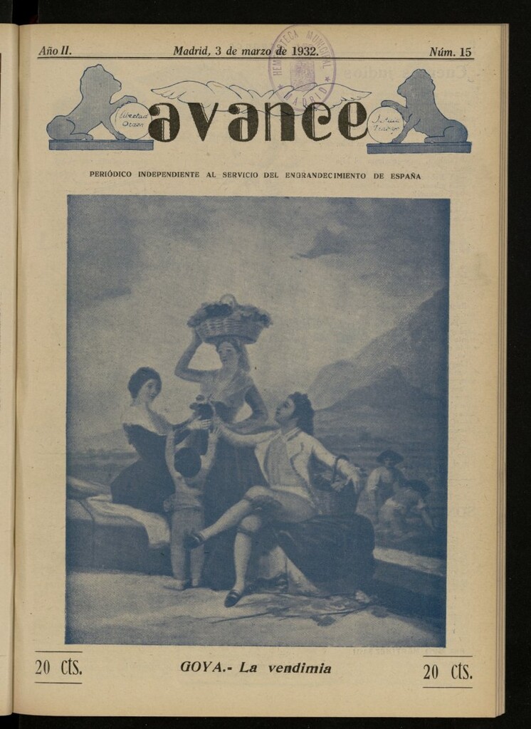 Miniatura de Avance del 3 de marzo de 1932, nº 15