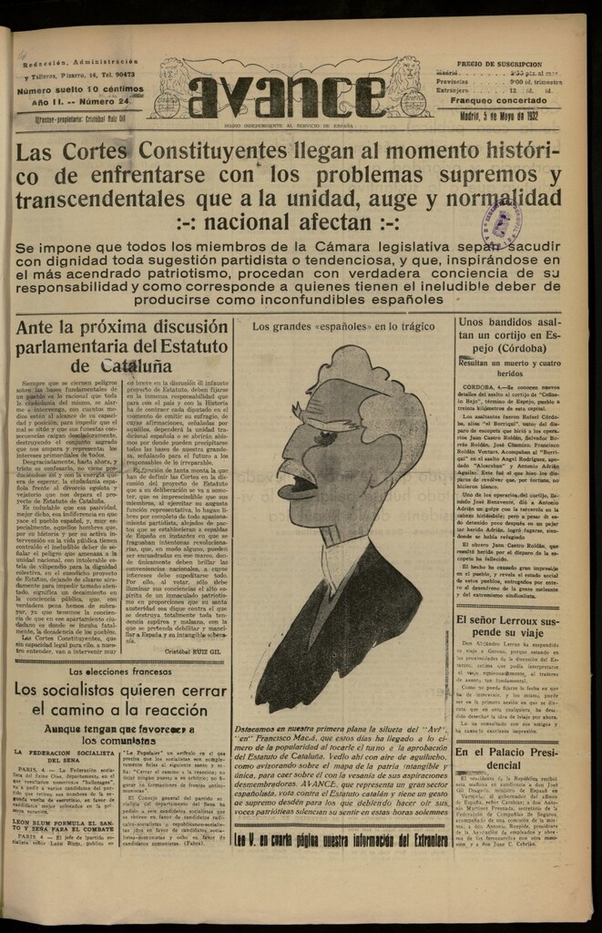 Miniatura de Avance del 5 de mayo de 1932, nº 24