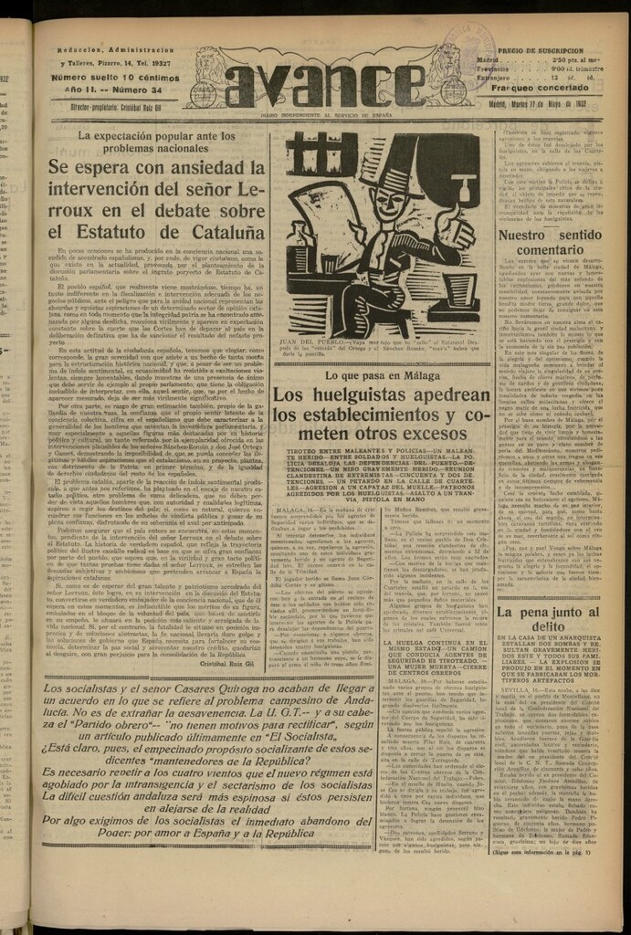 Miniatura de Avance del 17 de mayo de 1932, nº 34