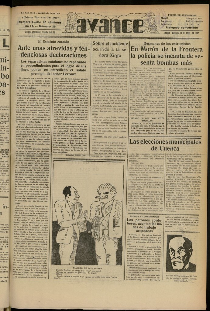 Miniatura de Avance del 18 de mayo de 1932, nº 35