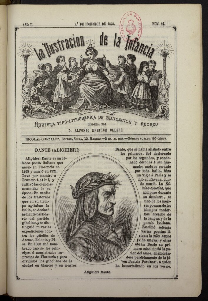 Miniatura de La Ilustración de la Infancia : revista tipo-autógrafa de educación y recreo del 1 de diciembre de 1878, nº 95