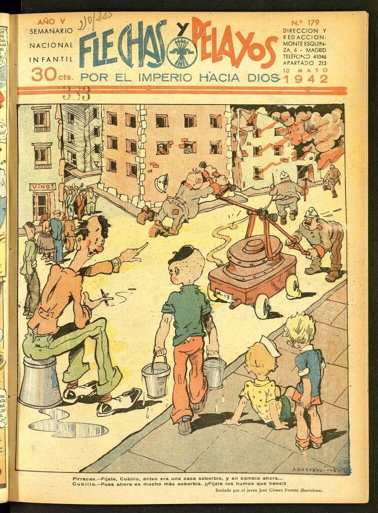 Miniatura de Flechas y Pelayos : semanario nacional infantil del 10 de mayo de 1942, nº 179