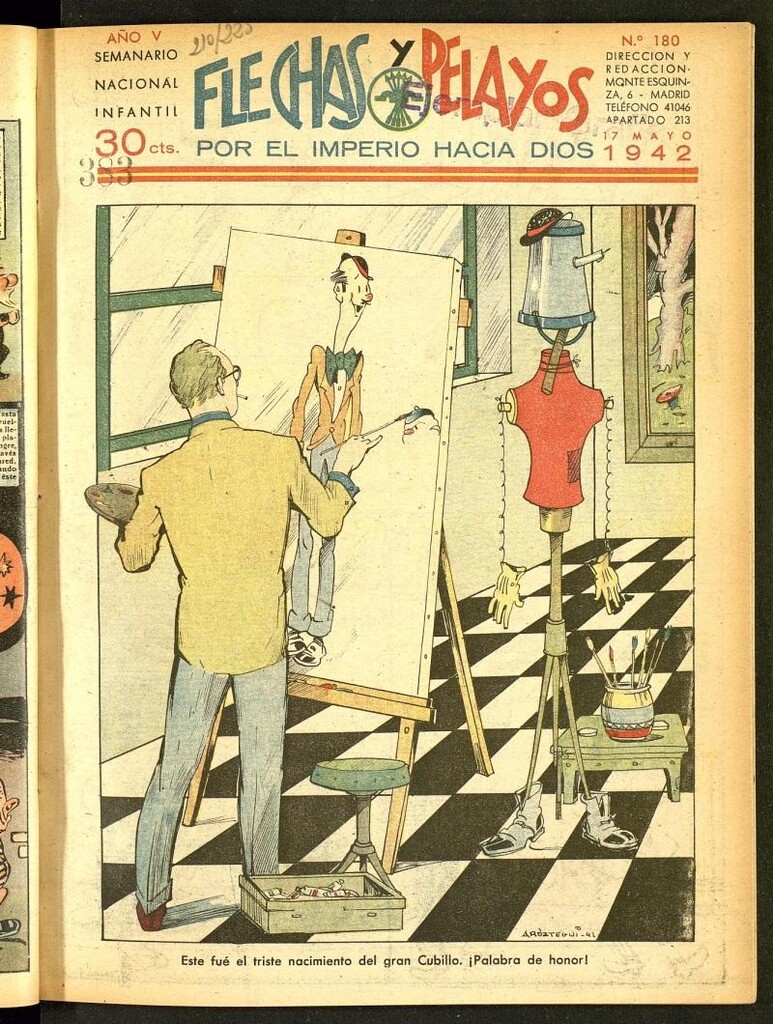 Miniatura de Flechas y Pelayos : semanario nacional infantil del 17 de mayo de 1942, nº 180
