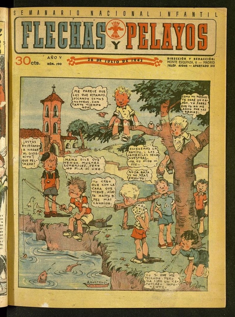 Miniatura de Flechas y Pelayos : semanario nacional infantil del 26 de julio de 1942, nº 190