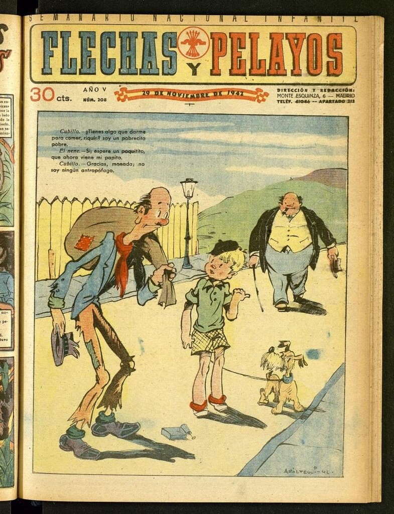 Miniatura de Flechas y Pelayos : semanario nacional infantil del 29 de noviembre de 1942, nº 208