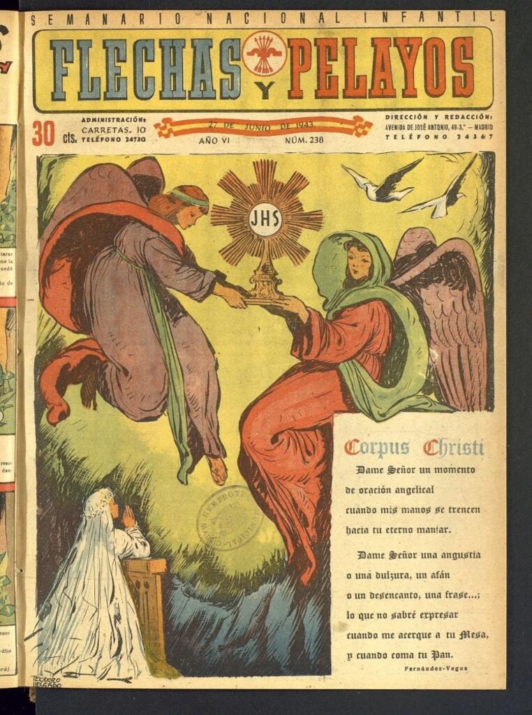 Miniatura de Flechas y Pelayos : semanario nacional infantil del 27 de junio de 1943, nº 238