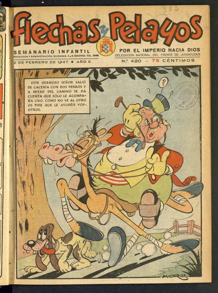 Miniatura de Flechas y Pelayos : semanario nacional infantil del 2 de febrero de 1947, nº 420