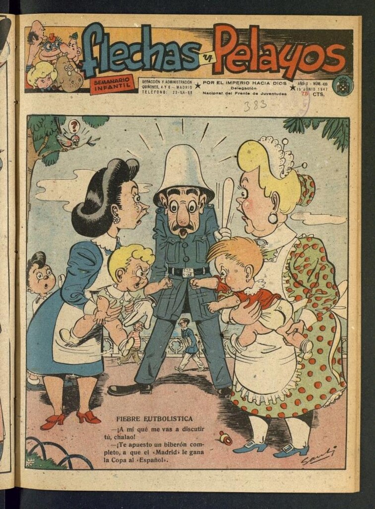 Miniatura de Flechas y Pelayos : semanario nacional infantil del 15 de junio de 1947, nº 439