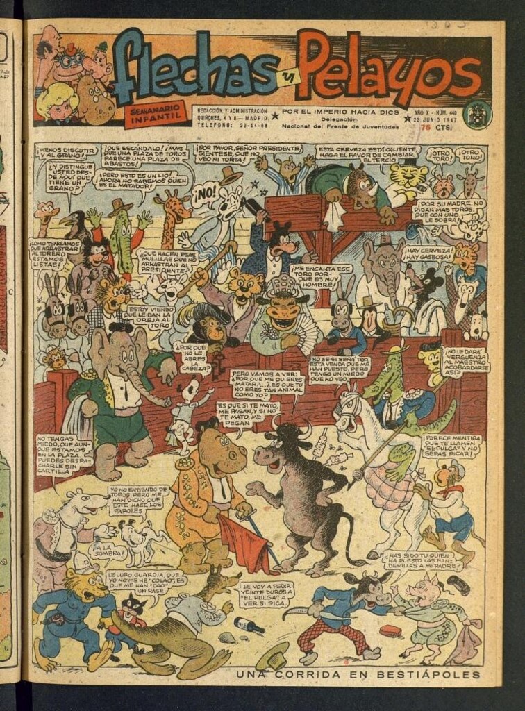 Miniatura de Flechas y Pelayos : semanario nacional infantil del 22 de junio de 1947, nº 440