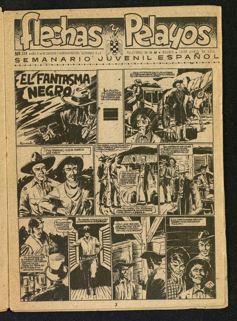 Miniatura de Flechas y Pelayos : semanario nacional infantil del 12 de junio de 1949, nº 534